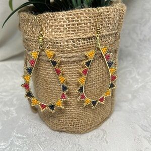 NEW Southwestern Inspired Boho Beaded Earrings